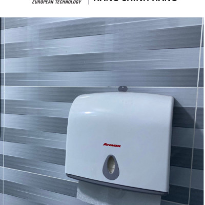 Hộp Đựng Giấy Vệ Sinh (Nhựa ABS) Cao Cấp Gắn Tường ATMOR - AT1220 (HÀNG CHÍNH HÃNG)