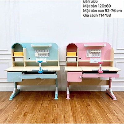 Bàn học sinh thông minh đa năng, nâng hạ tay quay, điều chỉnh góc nghiêng, chống lóa Tundo CTS06 ngang 120cm