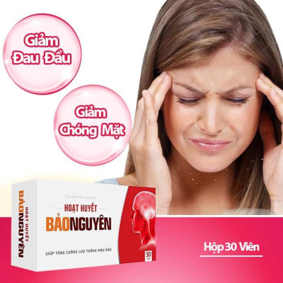 Hoạt huyết BẢO NGUYÊN 30 viên giúp tăng cường máu lưu thông lên não