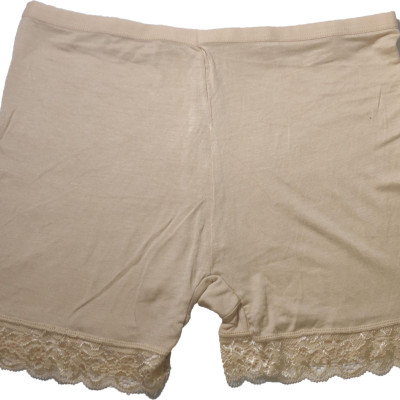 Combo 4 Quần mặc trong váy chất cotton siêu mịn 2 màu đen và 2 màu be