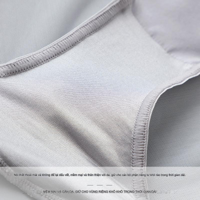 Combo 5 Quần Lót Nữ Lụa Satin Trơn Voronin 5472 – Siêu Mềm Mượt, Ôm Khít Tự Nhiên