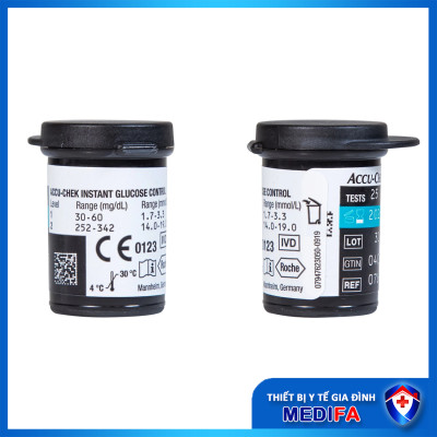 Hộp 50 Que Thử Đường Huyết Accu-Chek Instant Hàng Chính Hãng, Nhãn Phụ Tiếng Việt