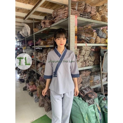 Đồ Lam Đi Chùa Phật Tử  mấu xéo nhật 3 cút