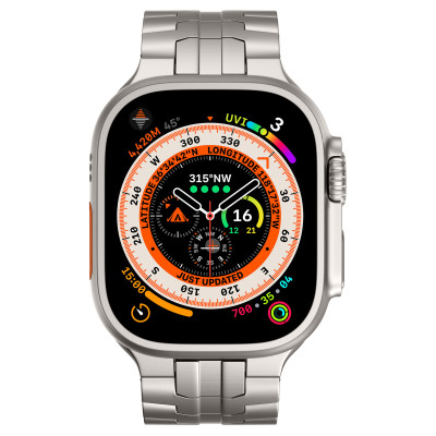 Dây Hợp Kim Titanium cho Apple Watch Series 4/5/6/7/8/9/SE2/10 & Apple Watch Ultra 1/2 Size 44/45/46/49mm - Hàng Chính Hãng