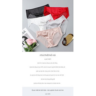 Combo 5 Quần Lót Nữ Lụa Satin Trơn Voronin 5472 – Siêu Mềm Mượt, Ôm Khít Tự Nhiên