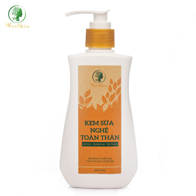 Bộ dưỡng trắng hồng body tự nhiên, thảo mộc xông khử mùi vùng kín Wonmom (1 kem sữa nghệ + 1 hộp thảo mộc xông vùng kín)