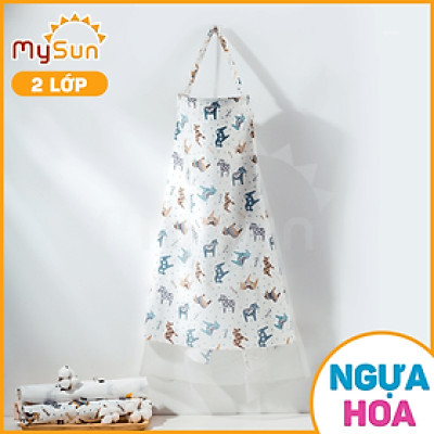 Khăn choàng che cho bé con bú ti khi ra ngoài đường che nắng MySun