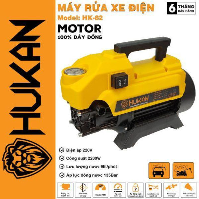 MÁY RỬA XE 2200W HK82 IGBT HUKAN  - HÀNG CHÍNH HÃNG