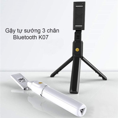 Gậy chụp hình tự sướng K07 kèm nút bluetooth điểu khiển từ xa hàng TiMa.lala - hàng chính hãng