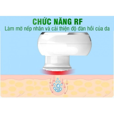 Máy Massage Mặt, Nâng Cơ Điện Di Tinh Chất Làm Trẻ Hóa Da Kết Hợp Rửa Mặt Nikio NK-121