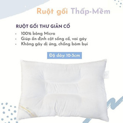 Ruột gối đầu thư giãn cổ 45*65cm EVERON