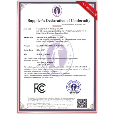 Máy rửa mặt sóng âm trẻ hóa da 5 in 1 YDF 606 