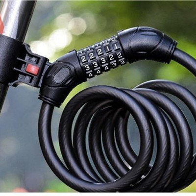 Khóa dây xe đạp 5 số dài 1,2m
