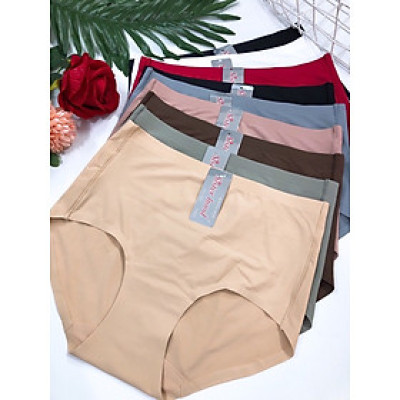 Quần lót nữ su trơn lưng cao Sister Hood 628 – Co giãn 4 chiều, không viền, siêu mịn (Size L | XL | XXL)