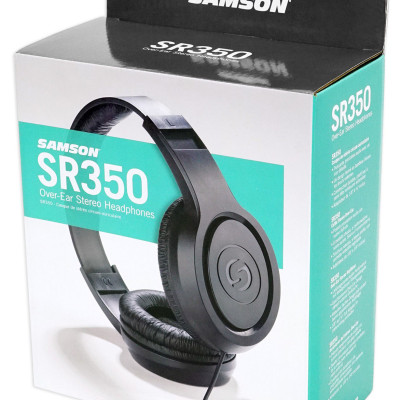Tai nghe chụp tai Stereo Samson SR350 - Hàng Chính Hãng