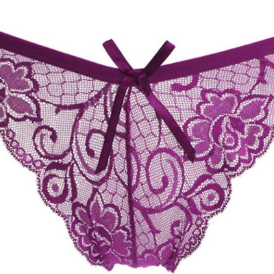 Quần lót nữ thoáng khí chất ren mát cao cấp - Màu tím 
