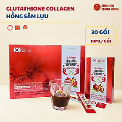 2G – Collagen Hồng sâm lựu Glutathione (10ml x 30stick) – Daedong