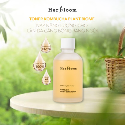 Toner Herbloom Cấp Ẩm Chống Lão Hoá Da Cân Bằng Da Kombucha Plant Biome 150ML