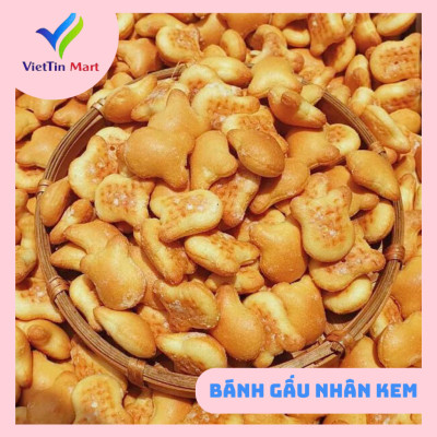 Bánh Gấu Nhân Kem VIETTINMART 500G