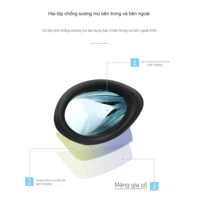 Kính bơi thi đấu chuyên nghiệp, chống nước, chống sương mù