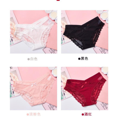 COMBO 5 QUẦN REN LƯỚI CẠP CHÉO NƠ 5779