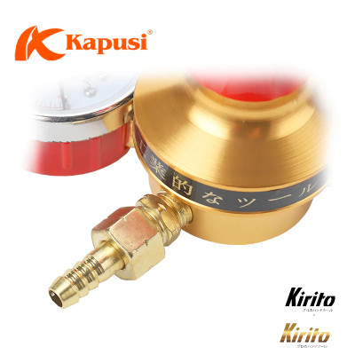 Đồng hồ ga điều áp khí gas KAPUSI Nhật Bản, van giảm áp, áp suất 15Mpa