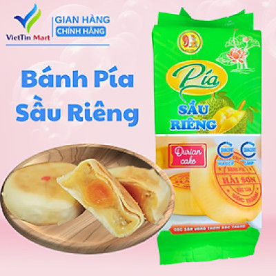 Bánh Pía Đậu Xanh Sầu Riêng Trứng Túi 4 Bánh