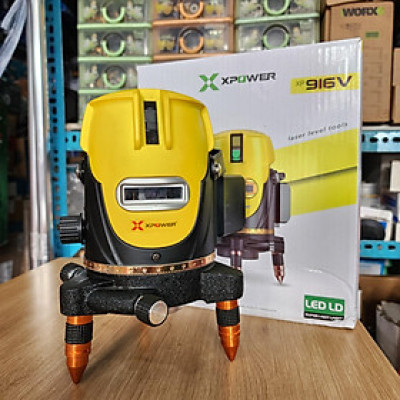 MÁY CÂN BẰNG LASER 5 TIA XANH AKUZA XPOWER 916V - HÀNG CHÍNH HÃNG