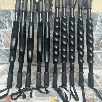 Thanh lò xo gậy bẻ tay tập cơ tay cơ ngực 80kg 100kg titan