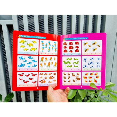 Bộ Sách (4 Quyển) Wipe Clean - Viết Xóa Được Làm Toán Không Sợ Sai: Tập Đếm, So Sánh, Cộng Trừ, Tư Duy Logic