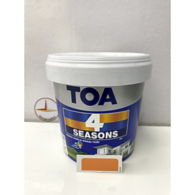 Sơn phào chỉ trong và ngoài nhà Toa 4 Seasons Tropic Shield màu cam C- 8022_1L