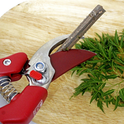 Kéo cắt cành cao cấp Nhật Bản Chikamasa PS-8PLUS-R chiều dài lưỡi 52mm - lưỡi thép carbon chất lượng cao siêu bén - Cắt ngọt, không bám dính, liền sẹo nhanh