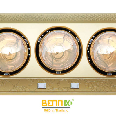 Đèn sưởi nhà tắm Bennix 3 bóng BN-3G - Hàng chính hãng