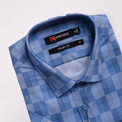 Áo sơ mi tay ngắn Khatoco