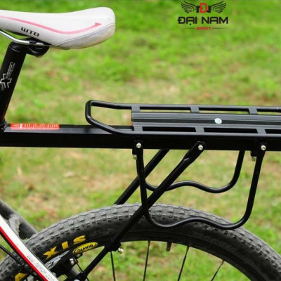Gác Baga,Kệ Yên Sau Xe Đạp Khung Nhôm Chịu Tải 70kg Đại Nam Sport (Có Đèn Phát Quang)
