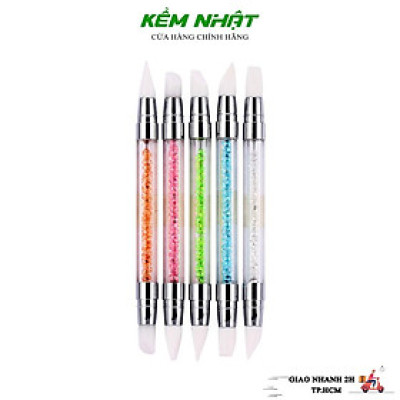Set Bút Silicon Cán Đá 2 Đầu Dùng Đính Đá - Nặn Hoa - Dán Foil