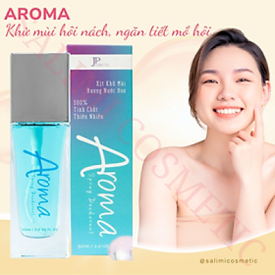 Xịt Khử Mùi Hôi Nách AROMA 50ml, Khử Mùi Toàn Thân, Ngăn Tiết Mồ Hôi, Lưu Hương Suốt 24H