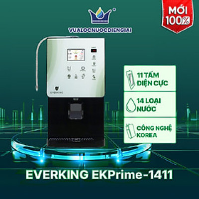 Máy Lọc Nước Điện Giải iON Kiềm EVERKING EKPrime-1411 - Hàng Chính Hãng
