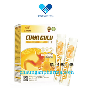 Gói dạ dày Cuma Gold HT bảo vệ niêm mạc dạ dày Hộp 20 gói x 10ml
