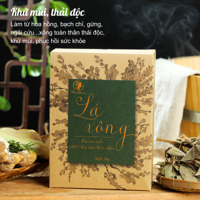 Lá xông, thơm tho cơ thể mẹ sau sinh, lưu thông khí huyết Wonmom