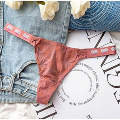 Quần Lọt Khe QV1271 Ren Lưới Đính Đá Gợi Cảm