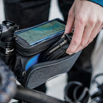 Túi gắn ống ngang tương thích với điện thoại cảm ứng Sahoo Urban Doube Top tube bag with Smart phone Holder