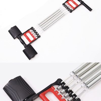 Dây Kéo Cáp 5 Lò Xo Titan Tập Thể Thao Đa Năng Có Bàn Đạp - Tập Cơ Ngực , Cơ Tay Tập GYM Hiệu Quả Tại Nhà