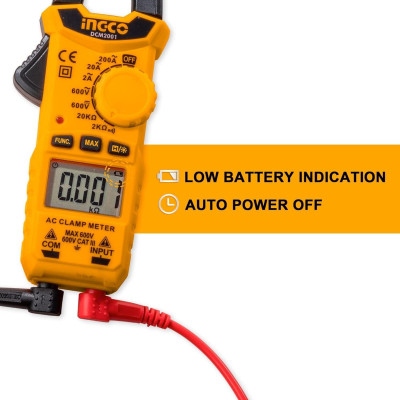 KỀM ĐO AC KỸ THUẬT SỐ INGCO DCM2001 - HÀNG CHÍNH HÃNG