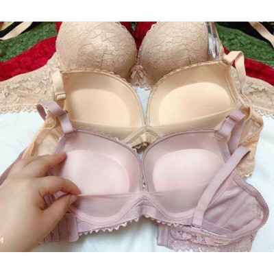 Áo lót ren siêu nâng ngực không gọng 9110 nâng ngực hoàn hảo