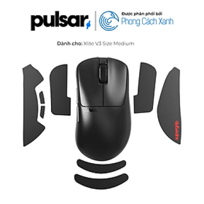 Miếng dán chống trượt Pulsar Supergrip - Grip Tape Precut for Xlite V3 / Xlite V4 Size Medium - Hàng Chính Hãng