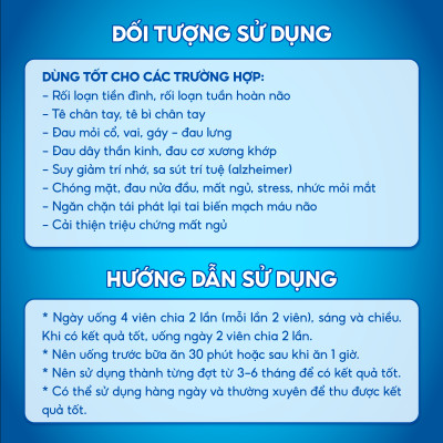 Vindermen Plus - hỗ trợ Tăng cường lưu thông máu, thiểu năng tuần hoàn máu não - hộp 30 viên