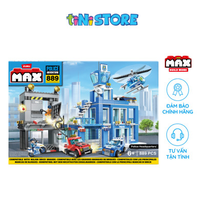 Đồ chơi lắp ráp trạm cảnh sát 889 mảnh Max Build More 83162