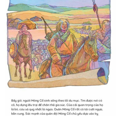 Sách - Lịch Sử Việt Nam Bằng Tranh - Chiến Thắng Quân Mông Lần 1 - Bản Màu - Bìa Cứng