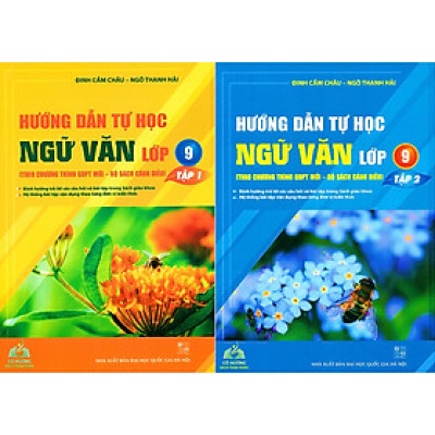 Sách - Combo hai tập Hướng dẫn tự học Ngữ Văn lớp 9 (Bộ sách Cánh Diều)